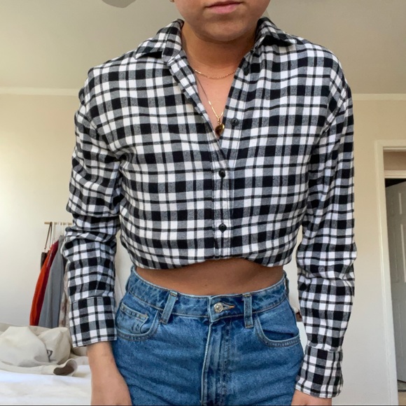 Madewell Plaid Flannel Shirt - Picture 2 of 5